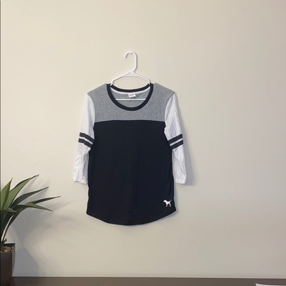 VS Pink Baseball Tee